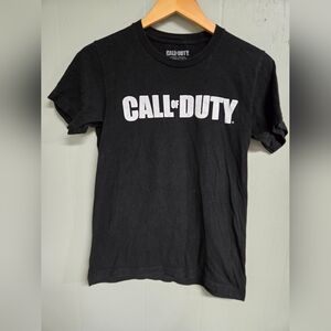 Call Of Duty Youth Tee Shirt Size Small Black Activision Gamer Performance Tee
